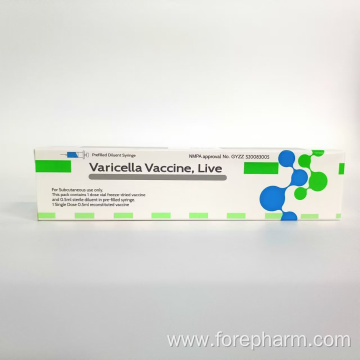 Varicella Vaccine Live Medical